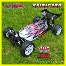 2014 nuevo 1:10 coches rc, rc 4WD modelo coche, buggy brushless eléctrico, VRX coche de carreras.